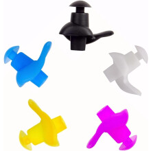 Swimming earplugs, 4 pairs of professional waterproof and reusable silicone earplugs for swimming, showering surfing,suitable for children and adults