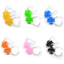 Waterproof Silicone Swimming Nose Clip Plugs for Adults Children Age 7+ (12 Pack)