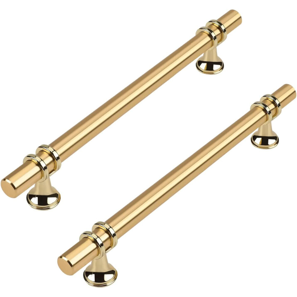 Set Of 6 Furniture Handle Kitchen Furniture Handle Golden Handle - Gold Kitchen Handle Zinc Alloy Drawer Handle Center Distance 192Mm 7770198337747