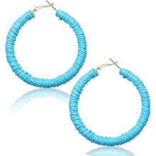 Earrings For Women Handmade Woven Wicker Hoop Earrings Rattan Earrings for Women Big Circle Dangle Earrings