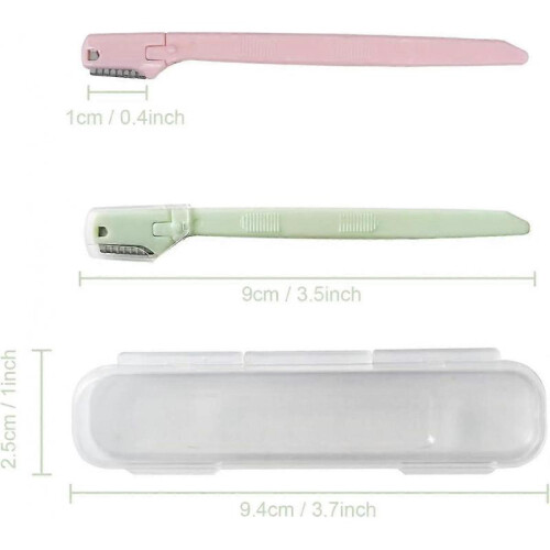Eyebrow Razor, 4PCS Small Eyebrow Shaver Multipurpose Exfoliating Dermaplaning Tool 1
