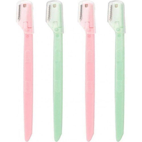 Eyebrow Razor, 4PCS Small Eyebrow Shaver Multipurpose Exfoliating Dermaplaning Tool