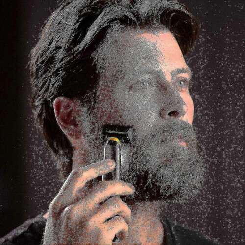 Titanium Beard And Body Razor with Edging And Trimming Functions D 2