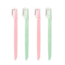 Eyebrow Razor, 4PCS Small Eyebrow Shaver Multipurpose Exfoliating Dermaplaning Tool Trimming and Shaving Grooming Eyebrow Face Razor and Eyebrow