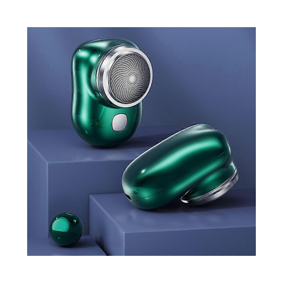Green (Green) Mini Shaver Facial Razor Electric Business Razor For Men Compact And Portable