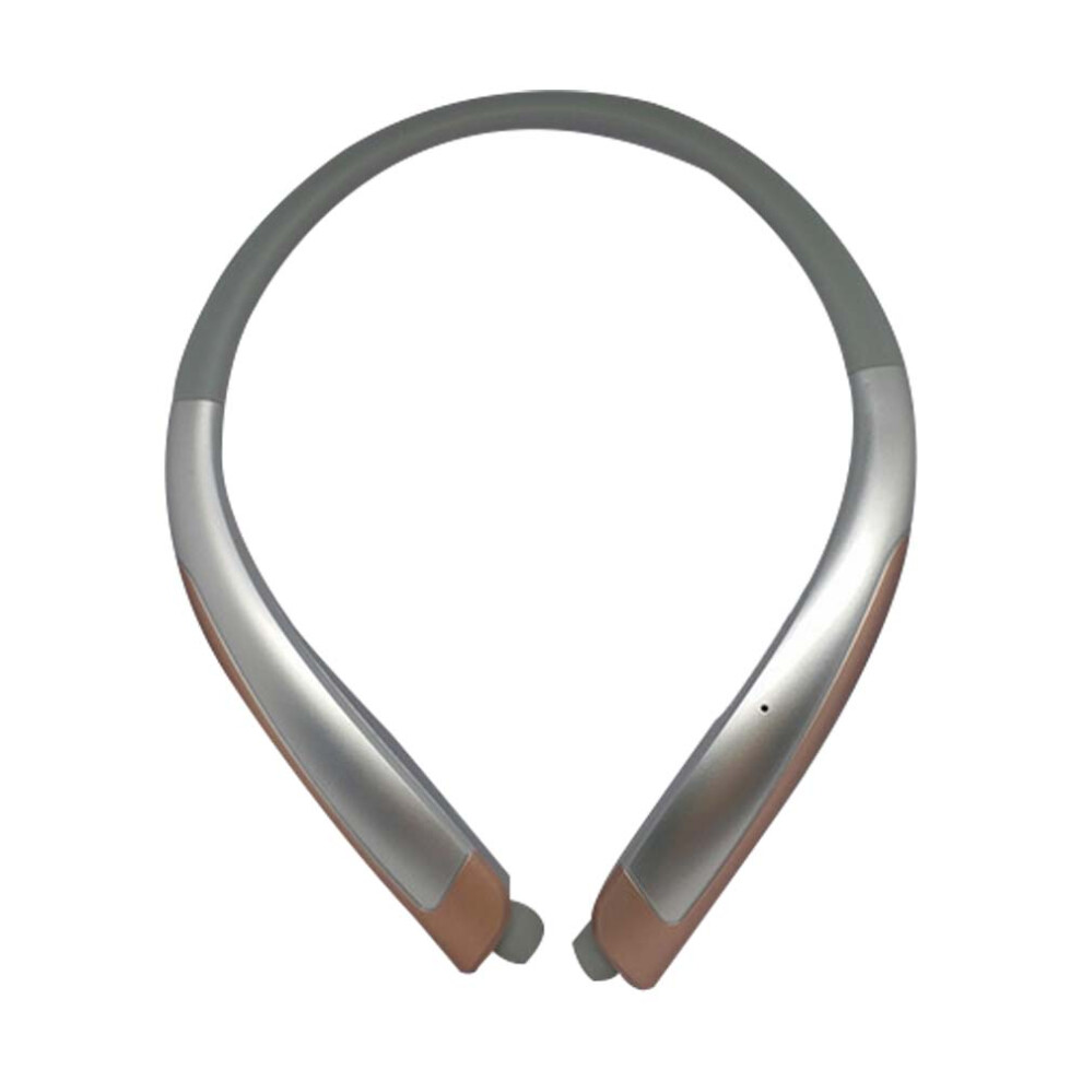 Bluetooth Headphones, Wireless Neckband Sports Headphones With Retractable Earbuds- Black 7770198293883