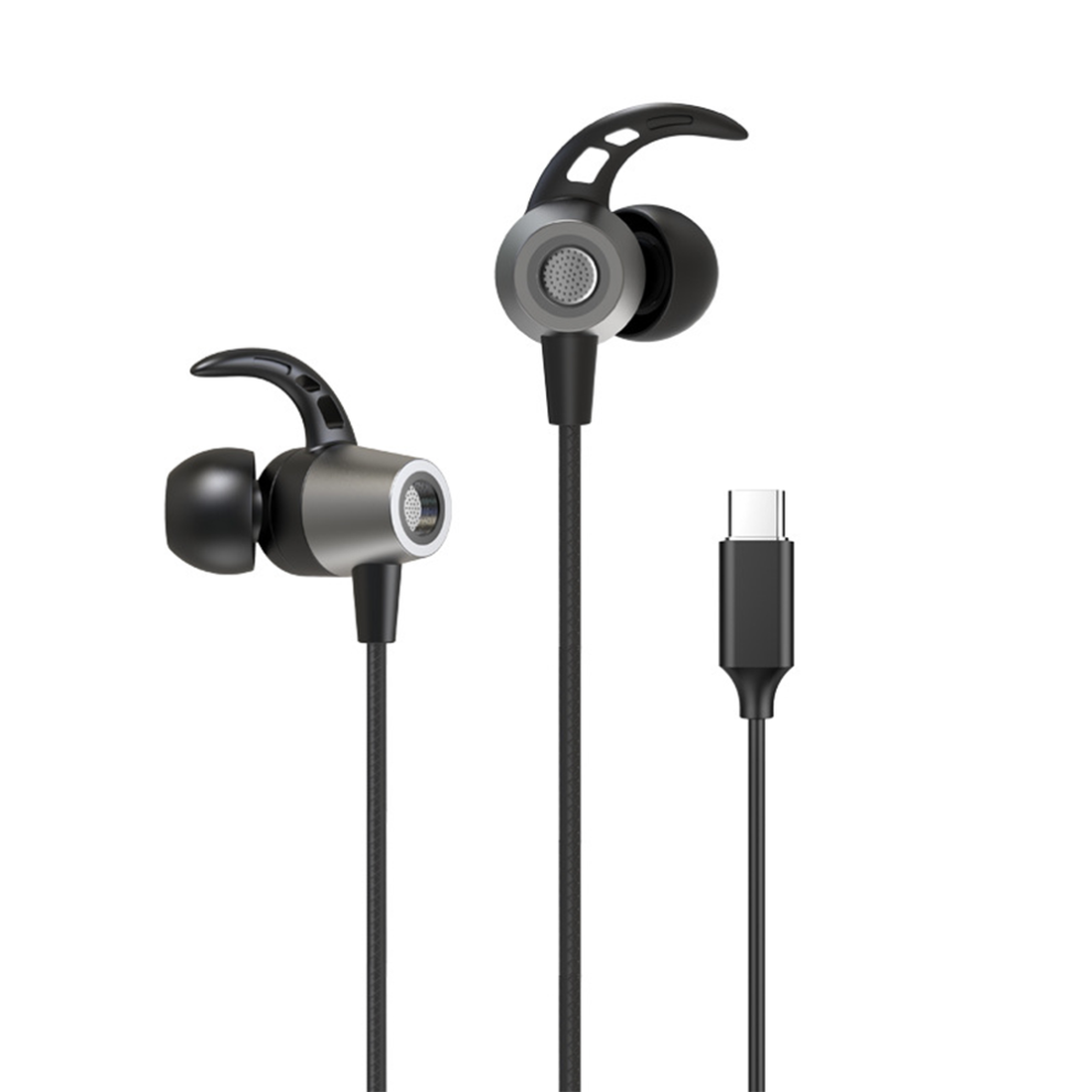 Type-C In-Ear Headphones With Microphone, Usb Type-C Headphone Volume Control 7770198293746
