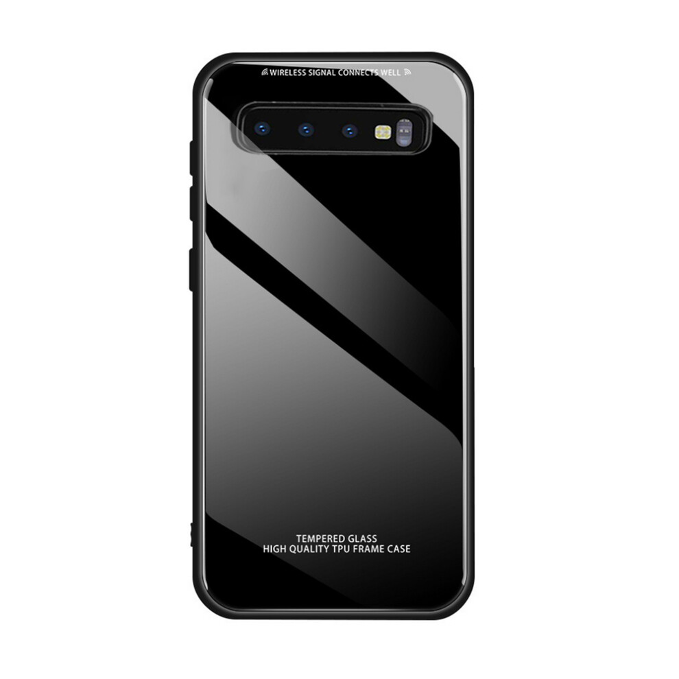 Series Compatible With Samsung Galaxy S10 Plus, 9H Tempered Glass Hybrid Back Mimics S10 Plus's Glass Back 7770198304794