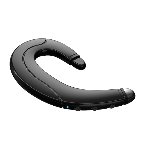 True Wireless Bluetooth Invisible Single Earbuds With Microphone Noise-Canceling Waterproof-High version black 1