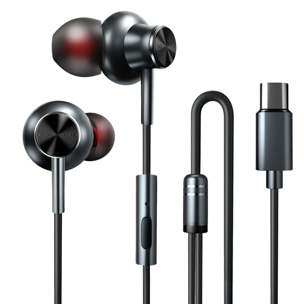 Usb Type-C Earbuds In-Ear Stereo Bass Noise Cancelling Headphones With Microphone. Light 7770198293753