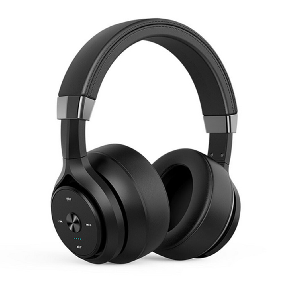 Active Noise Cancelling Bluetooth Headphones With Microphone Hi-Fi Deep Bass Comfortable Protein Ear- Black 7770198293456