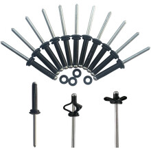 Lot de 20 poignées avec 20 joints toriques, longue poignée, ampoule pliable pour installation en eau profonde de kayak, canoë et bateau