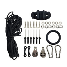 Kit de chariot d'ancrage pour kayak gonflable et canoë avec accessoires