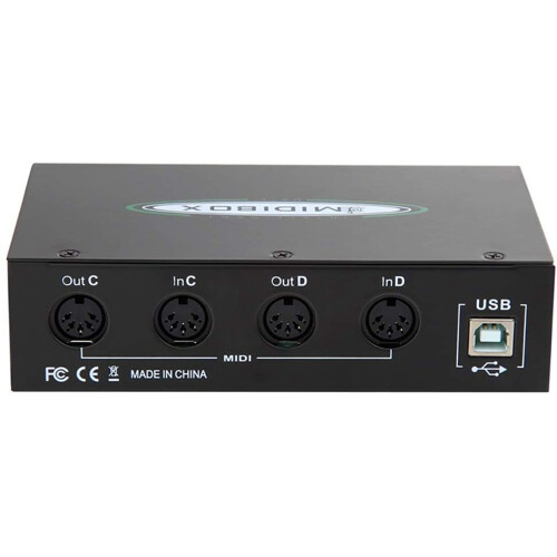 Interface MIDI USB pour instruments de musique MIDI Box Thru Box 64 canaux MIDI 1