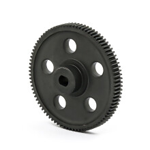 Engrenage droit en métal 87T pour pièces de mise à niveau E86100 180024 RC 1/10 Rock Crawler 94180 86100, noir