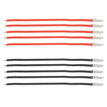 Lot de 10 câbles en silicone 16 AWG avec fiche mâle de 4,0 mm, longueur 10 cm, pour câble de connexion de moteur à balais 380 390 540 550 775 795