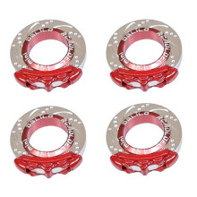 Lot de 4 disques de frein à étrier en métal pour voiture de tourisme Drift 1/28 RC K969 K989 MINI-Q MINI-Z MINI-D