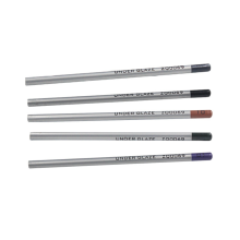 Lot de 5 crayons sous glaçure pour poterie pour la décoration du verre fusionné et sous glaçure B