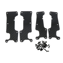 Couvercle de bras de suspension en fibre de carbone 9633 9634 pour 1/8 Sledge 95076-4 RC Car Upgrades Parts Accessories