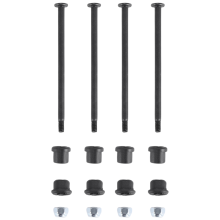 Goupille de vis de bras oscillant avant et arrière avec manchon d'arbre pour 144002 144010 124016 124017 Accessoires de pièces de voiture RC