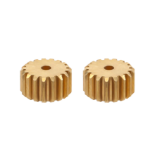 2Pcs Engrenage de moteur en métal K989-2033 pour K969 K979 K989 K999 P929 P939 1/28 RC Pièces de rechange de voiture Accessoires