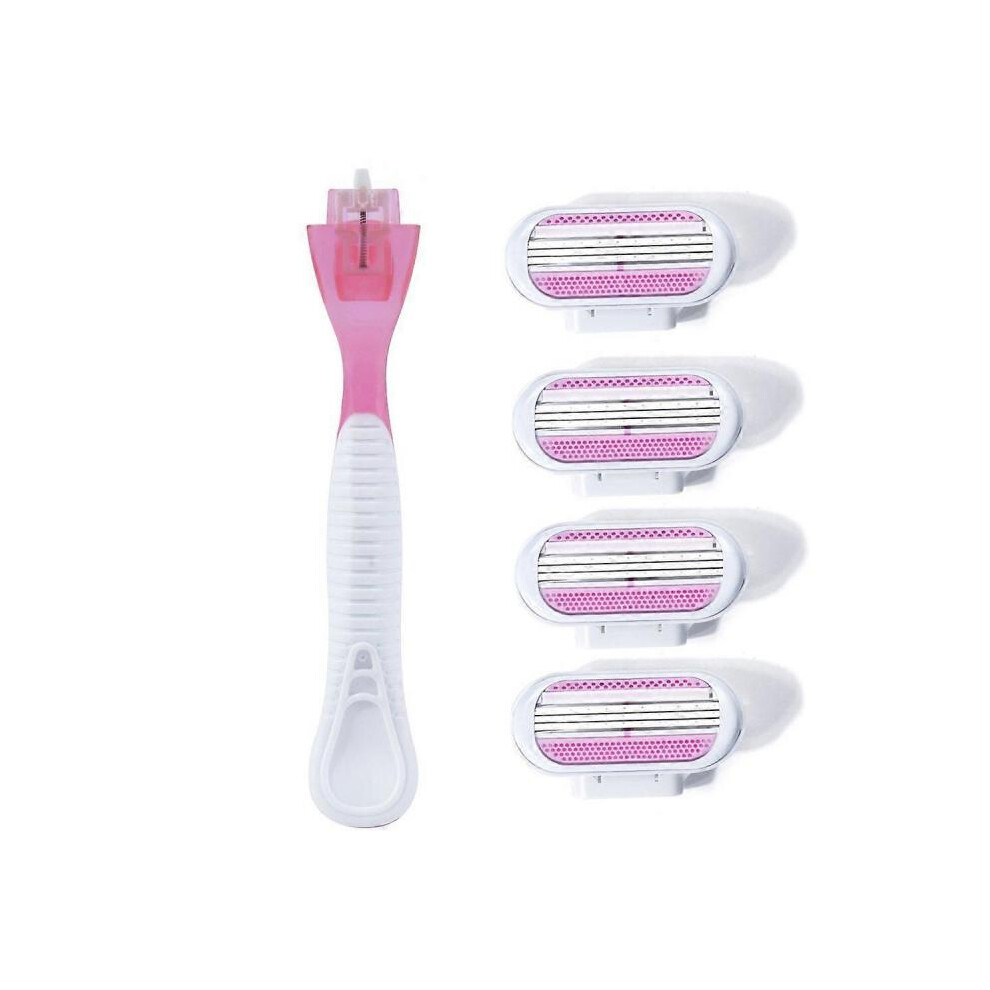 Jifuli three-layer ladies razor razor manual razor hair remover easily shaves armpit hair and leg hair-image-OPC-PHFY7MY-NEW