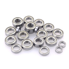 Lot de 14 roulements à billes en acier métallique 8109 pour -07 DBX07 -07 EX07 1/7 RC Car Upgrade Parts Accessoires de rechange
