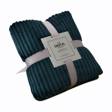 Couverture en flanelle polaire pour canapé, couverture douce, couvre-lit de couleur unie, housse en peluche pour lit, cadeau, Q