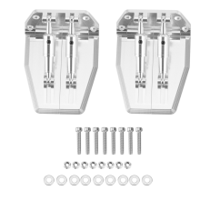 Lot de 2 languettes de garniture réglables en métal 69 x 57 x 30 mm pour modèle de bateau RC à gaz Nitro