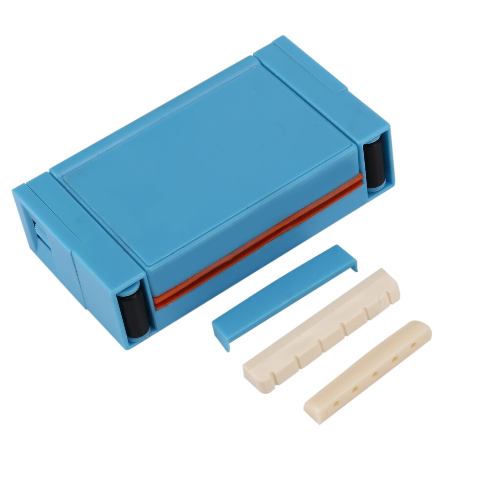 Ponceuse de pont de guitare durable, ponceuse de selle d'écrou, outil de réparation, outil de polissage de guitare, accessoires