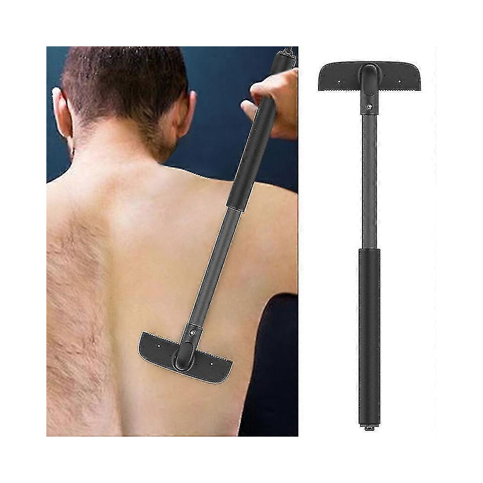 Back Hair Handle Shave Removal And Body Shaver Ergonomic -