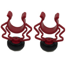 Lot de 2 adaptateurs de montage antichoc ondulés pour microphone universel, support de microphone en plastique de remplacement pour By-mm1
