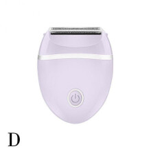 (purple) Purple (D) $ Women's razor head washable shaver electric dry battery type painless multifunctional shaver