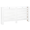Homcom HOMCOM Modern Radiator Cover Cabinet Slatted Design MDF White Medium 1