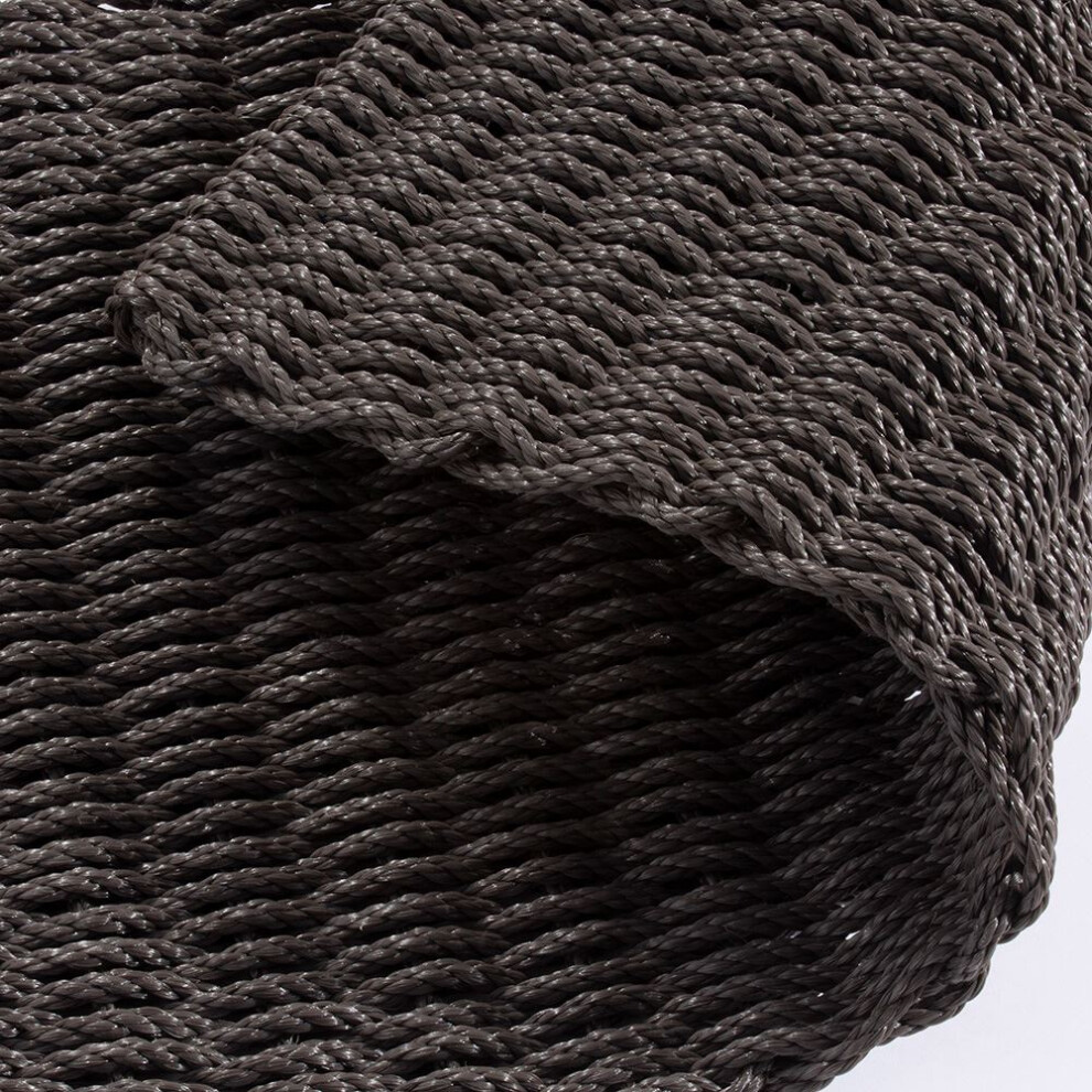 Arthouse Didsbury Braided Polypropylene 45X75cm Slate Doormat