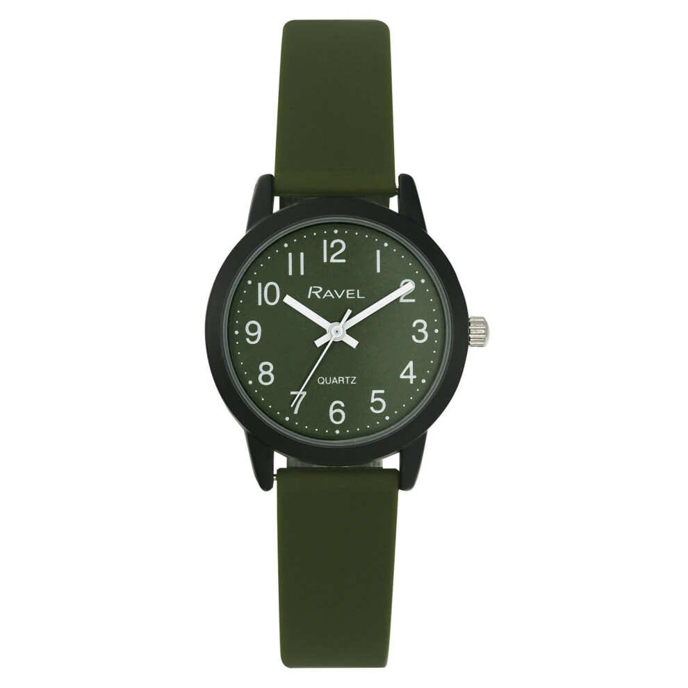 Ravel Ladies & Girls Sports Silicone Watch R1813.21 Green