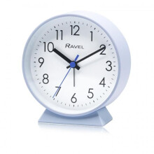 Ravel Bedside Modern Round Large Alarm Clock Ice Blue RC049.6