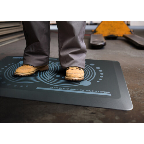 AFS-TEX 2000 Grey Active Anti-Fatigue Mat - 50 x 80cm 2