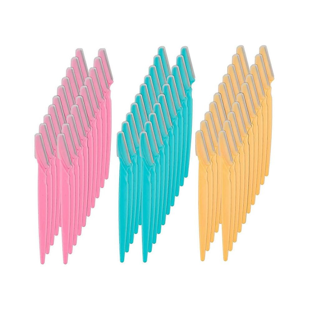 Light Eyebrow Razor, 60 Pcs Eyebrow Razors Multipurpose Exfoliating