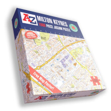 A to Z Map of Milton Keynes 1000 Piece Jigsaw