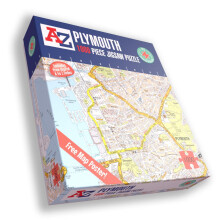 A to Z Map of Plymouth 1000 Piece Jigsaw