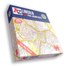 A to Z Map of Lincoln 1000 Piece Jigsaw