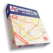 A to Z Map of Bournemouth 1000 Piece Jigsaw