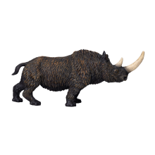 Woolly Rhino Toy Realistic Ice Age Animal Figurine