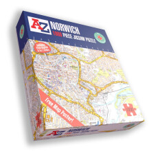 A to Z Map of Norwich 1000 Piece Jigsaw