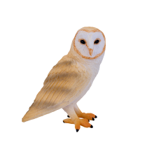 figurina di gufo bruciata