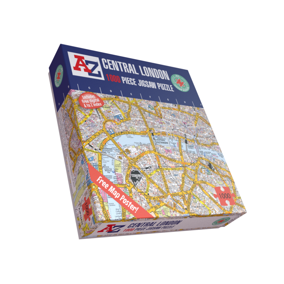 Great Britain A-Z Map of London 1000 Piece Jigsaw Puzzle Exclusive Street Map - Image 4