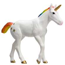 Rainbow Unicorn Baby Toy Fantasy Mythical Creature Figure
