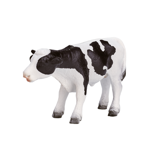 MOJO Holstein Kalv Realistisk Bondesdjursfigur Handmålad
