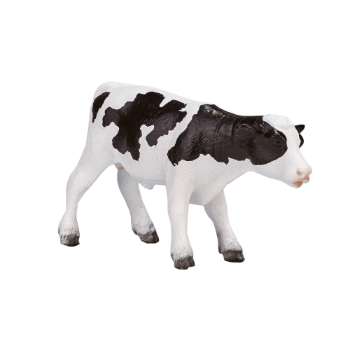 MOJO Holstein Kalv Realistisk Bondesdjursfigur Handmålad 1